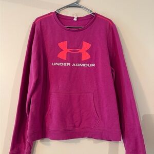 Under Armour Women's Pink Crewneck Sweatshirt